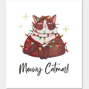 Merry Christmas! - Meowy Catmas Posters and Art